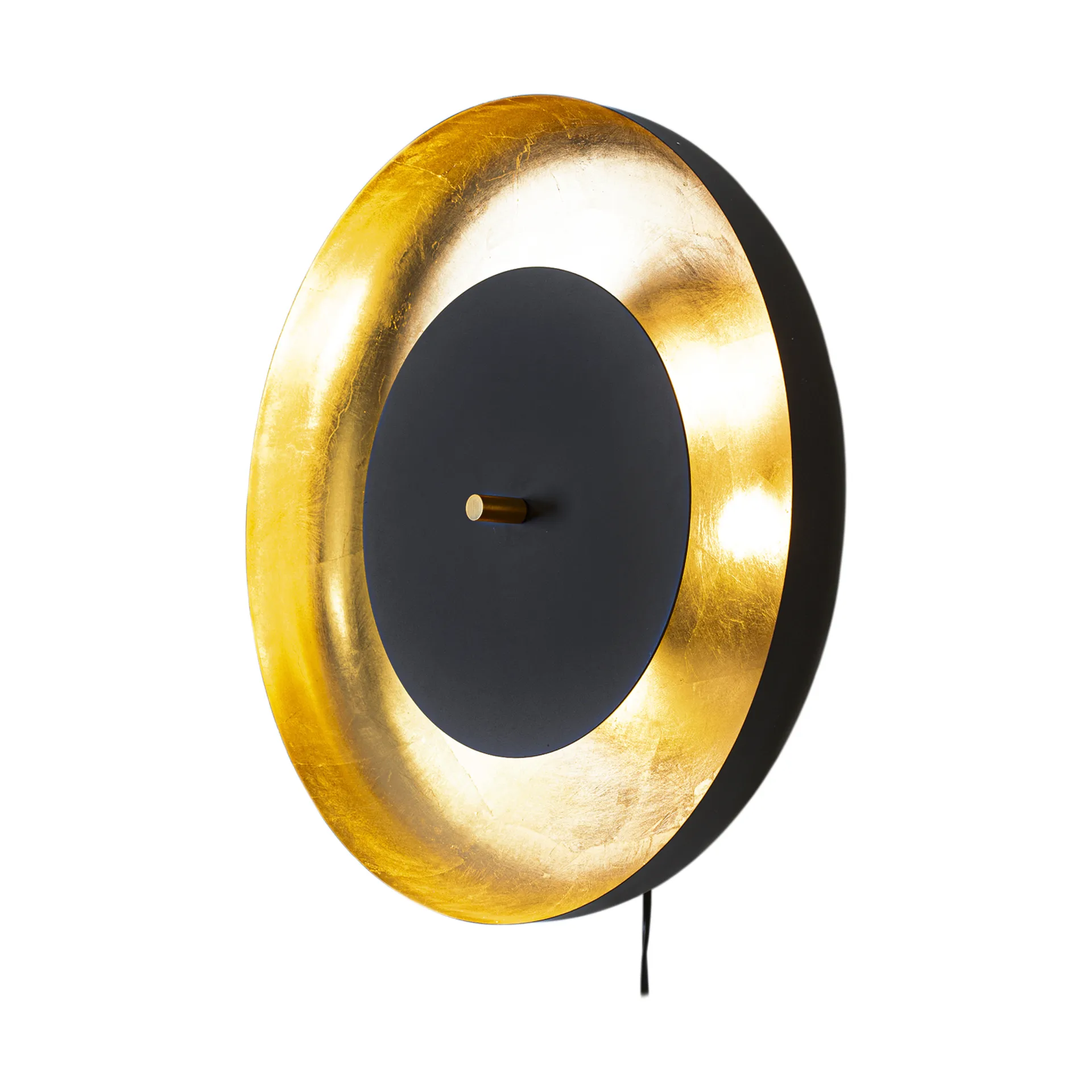Shelby wall lamp 50 cm, Black-gold By Rydéns