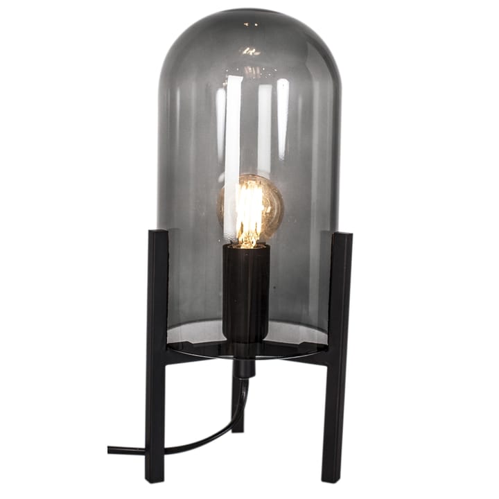 Smokey table lamp, smoke grey-black By Rydéns
