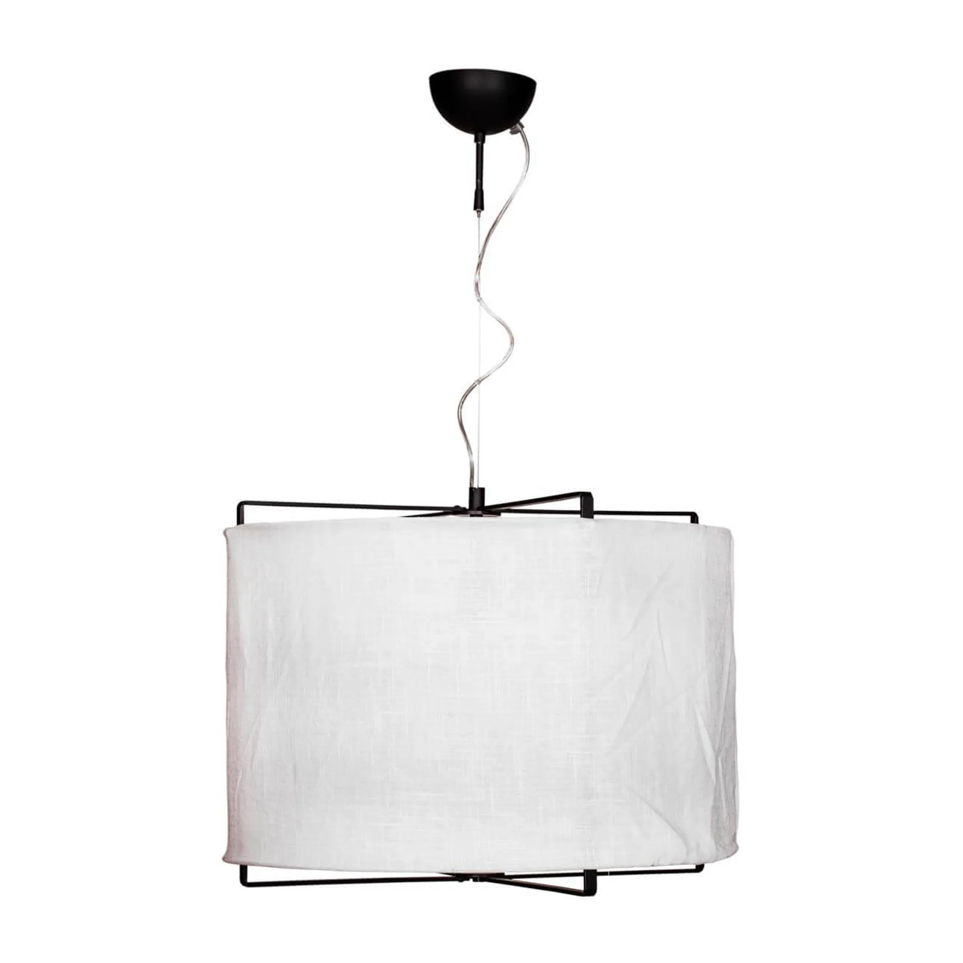 Softy pendant lamp Ø60 cm, Matte white-Matte black By Rydéns