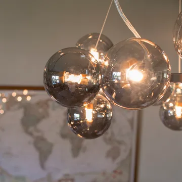Splendor ceiling lamp - smoke grey - By Rydéns