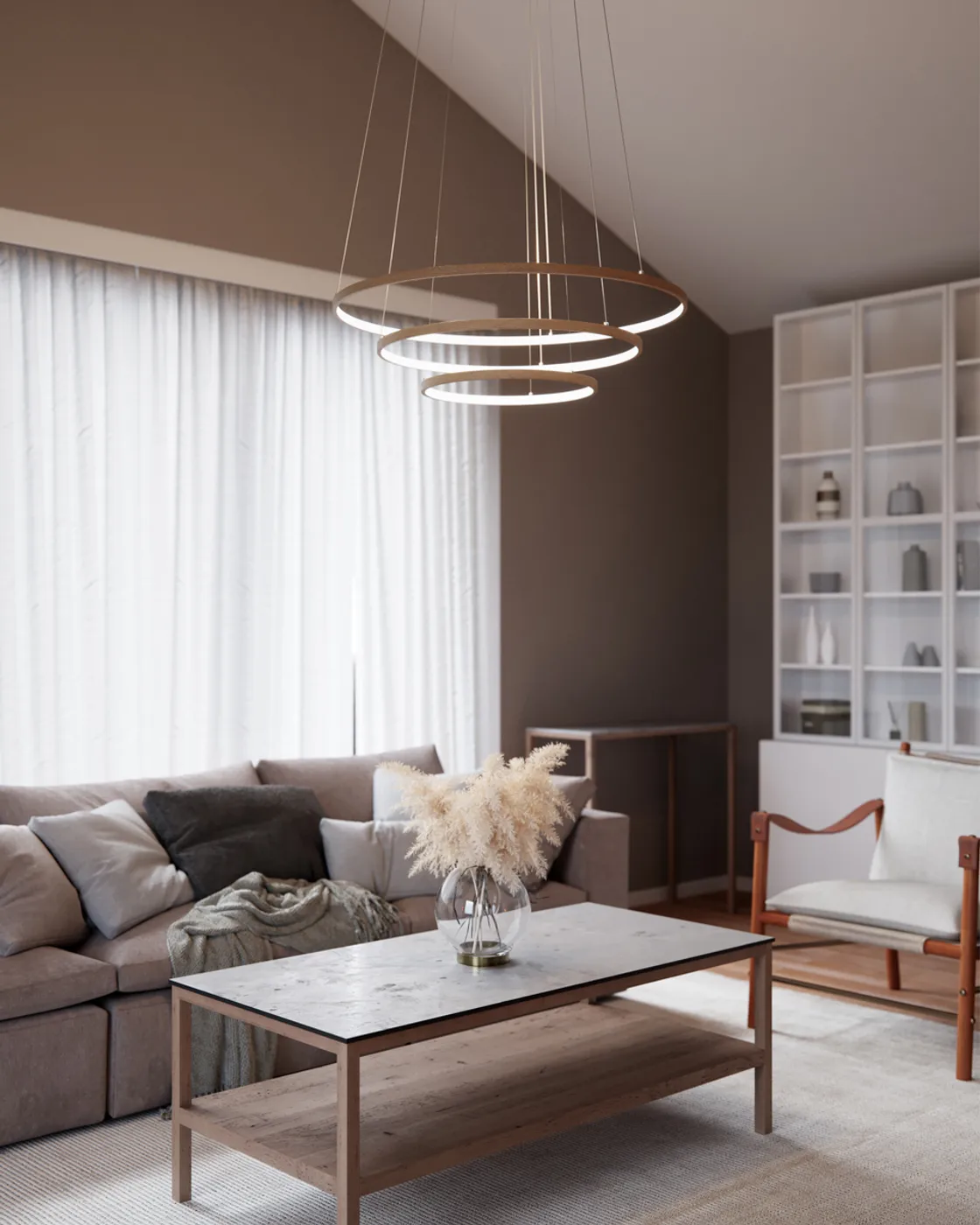 Trione ceiling light Ø80 cm, Nature By Rydéns