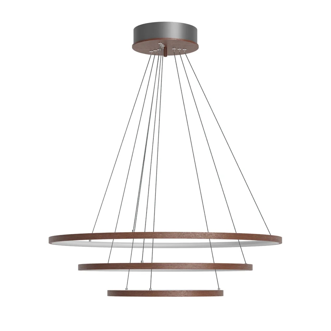 Trione ceiling light Ø80 cm, Walnut By Rydéns