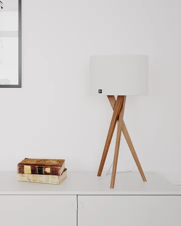 Vega table lamp55 cm - Waxed oak-white - By Rydéns