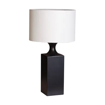Woody table lamp 56 cm - Black-white - By Rydéns
