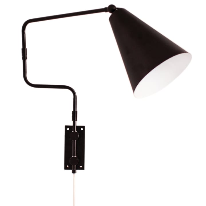 Yukon wall lamp 1, matte black By Rydéns