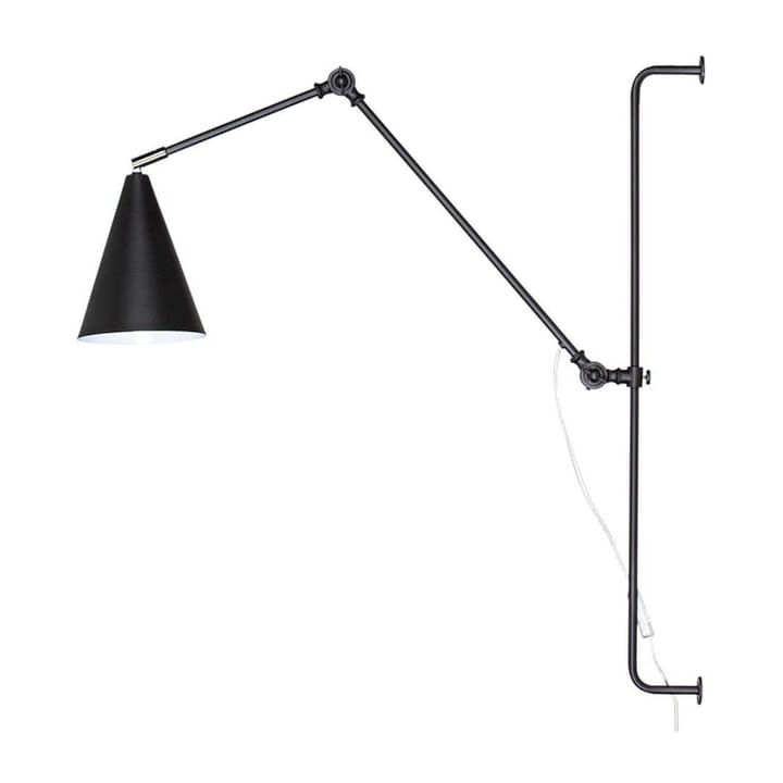 Yukon wall lamp long, Matte black By Rydéns