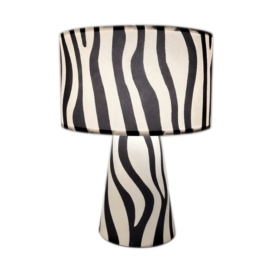 Zany Zebra table lamp, Black-white, 43 cm By Rydéns