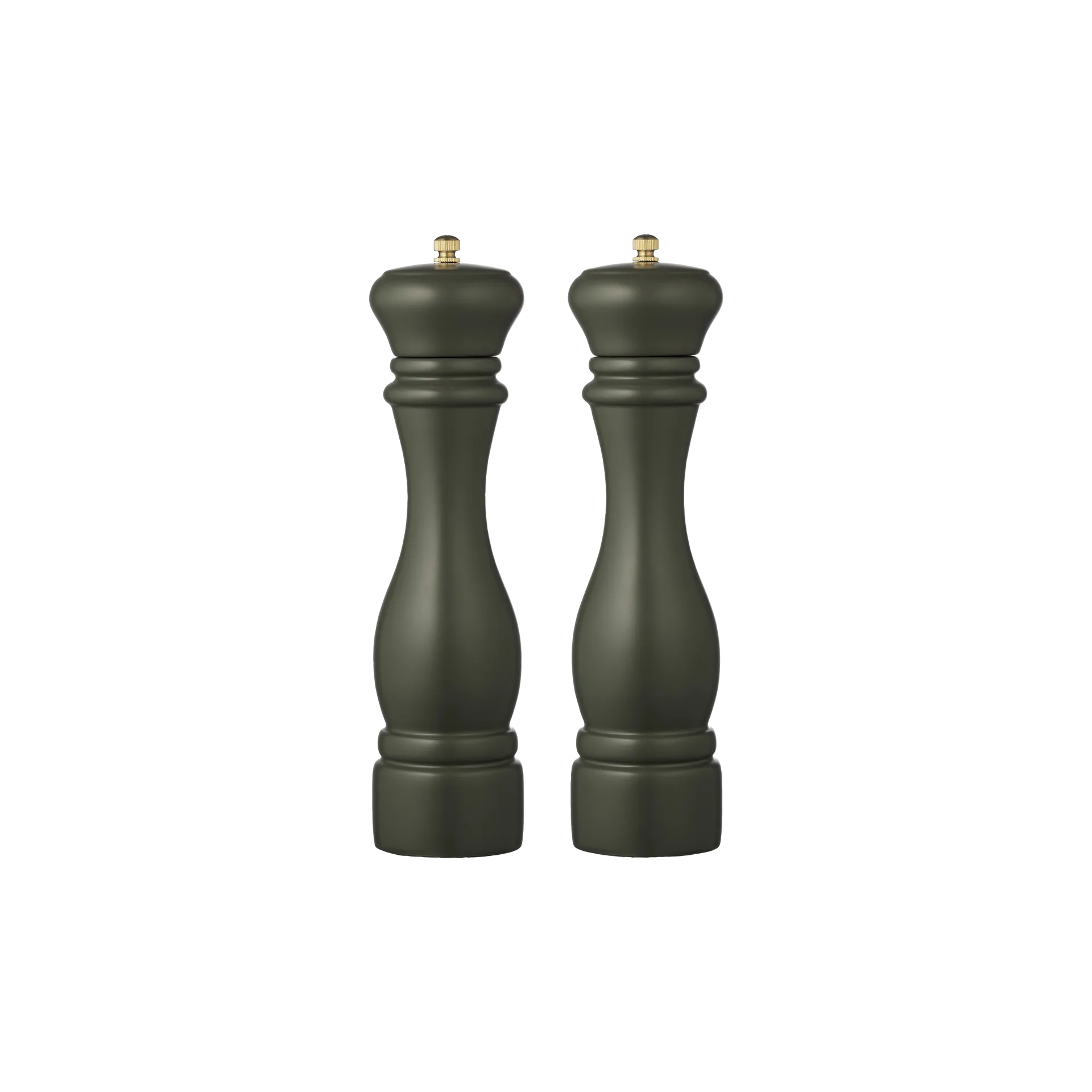 Himalaya Salt and Pepper Grinder set 26 cm, Forest green By Tareq Taylor