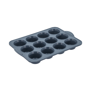 By Tareq Taylor Pecan muffin mold for 12 pieces 33x24 cm Indigo