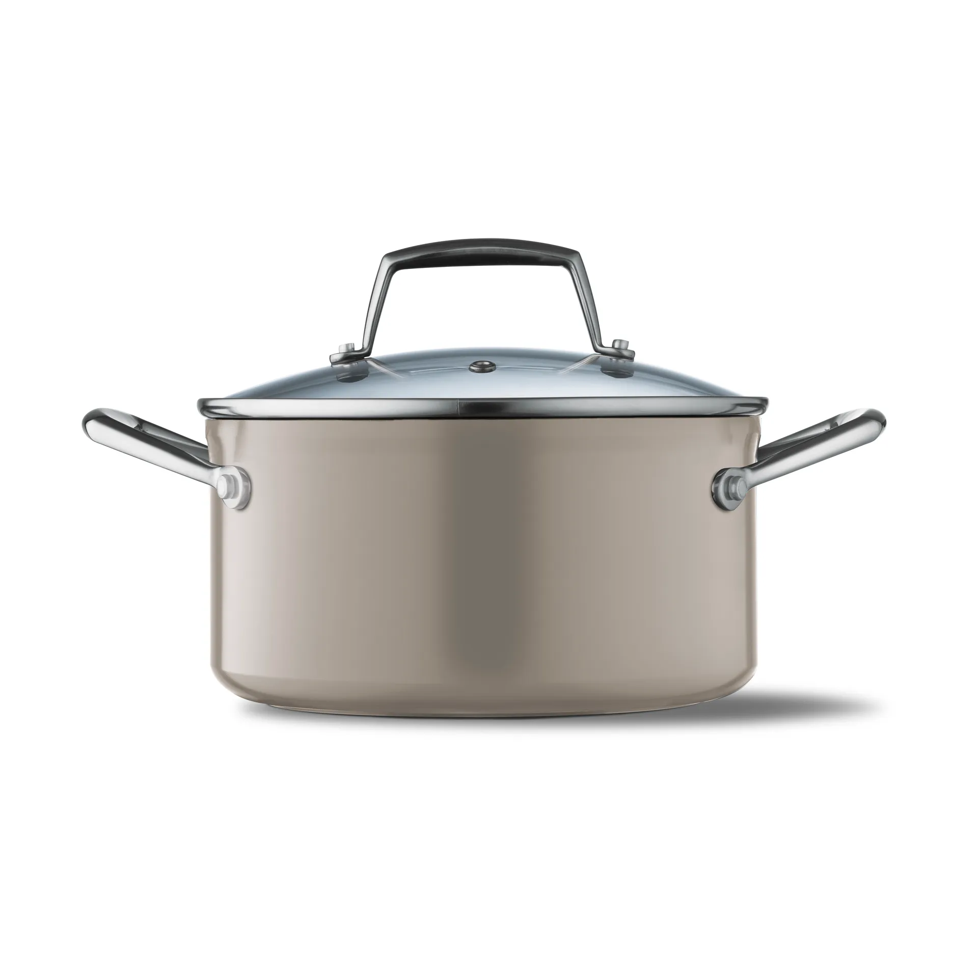 Vivian pot aluminum 3.1 L, Beige By Tareq Taylor