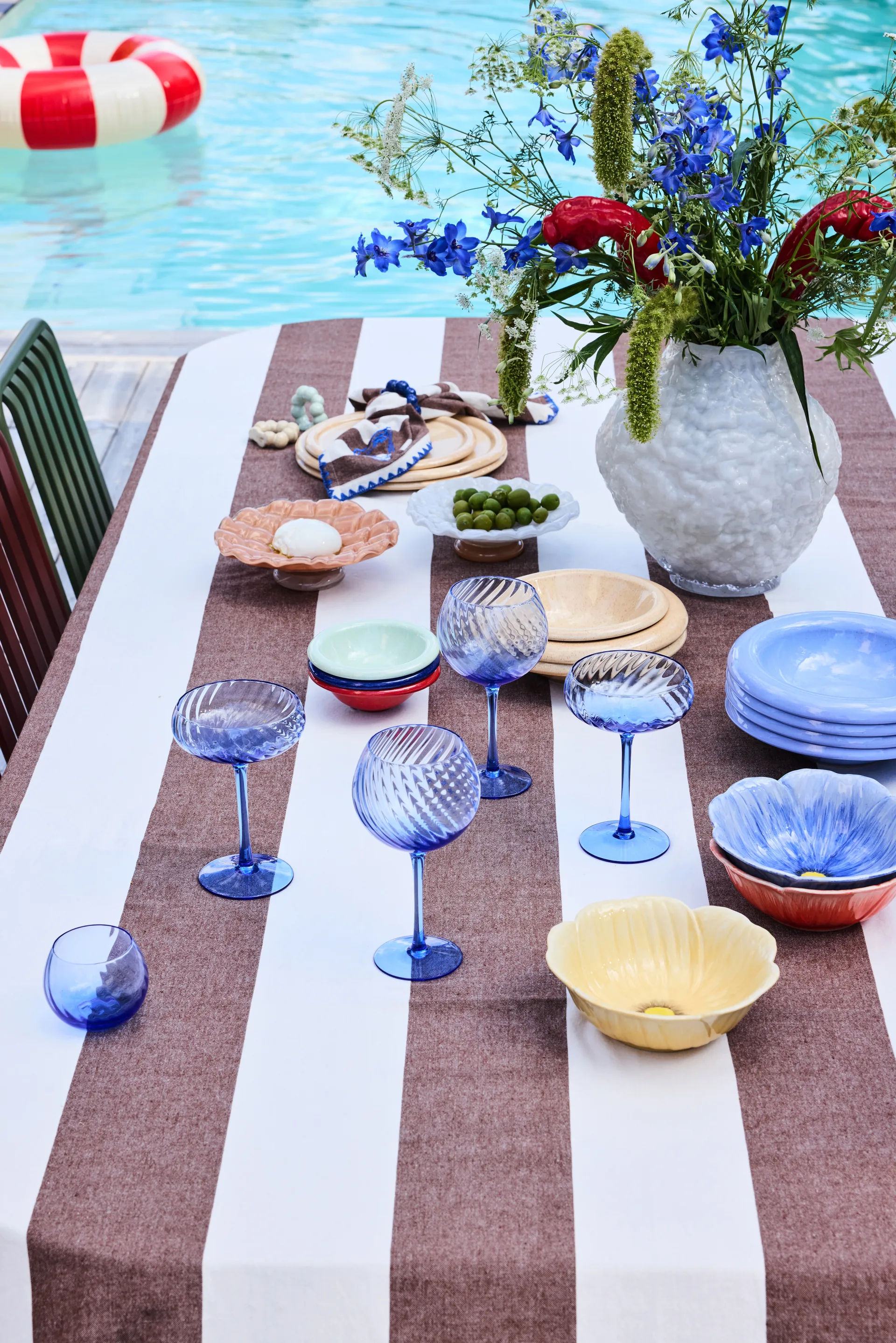 Bubba tablecloth 150x280 cm, Oyster Byon