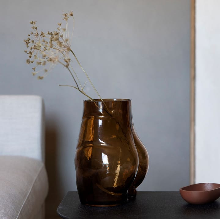 Butt vase 23 cm, brown Byon