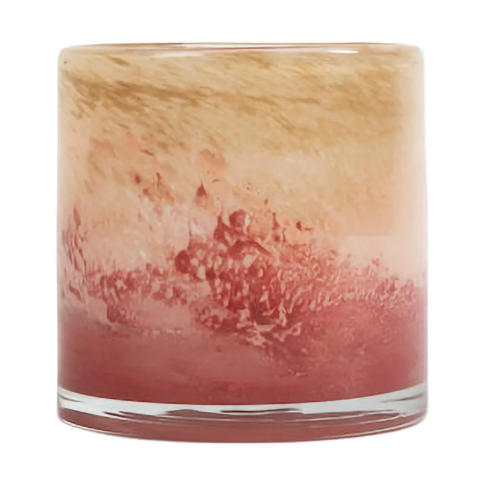 Calore tealight holder XS 10 cm, Rose-beige-bordeaux Byon