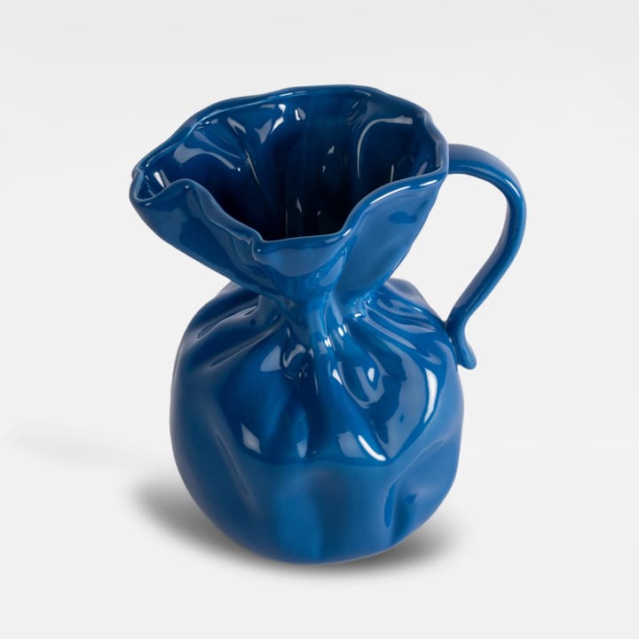 Crumple vase, Blue Byon