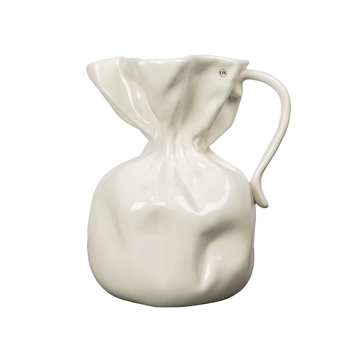 Crumple vase, white Byon