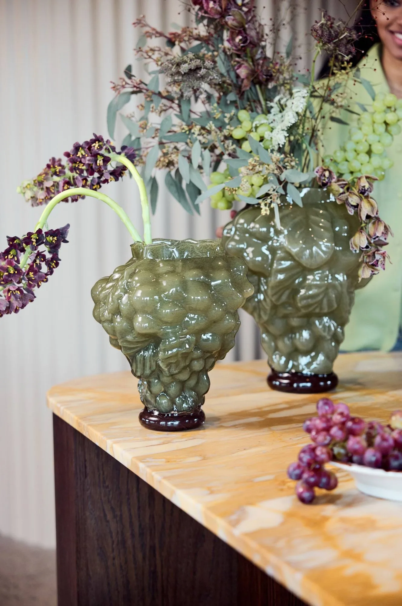 Fiano vase, Green, Ø23x28 cm Byon