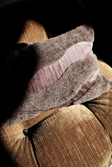 Fluffy cushion 50x50 cm - Brown, 40x60 cm - Byon