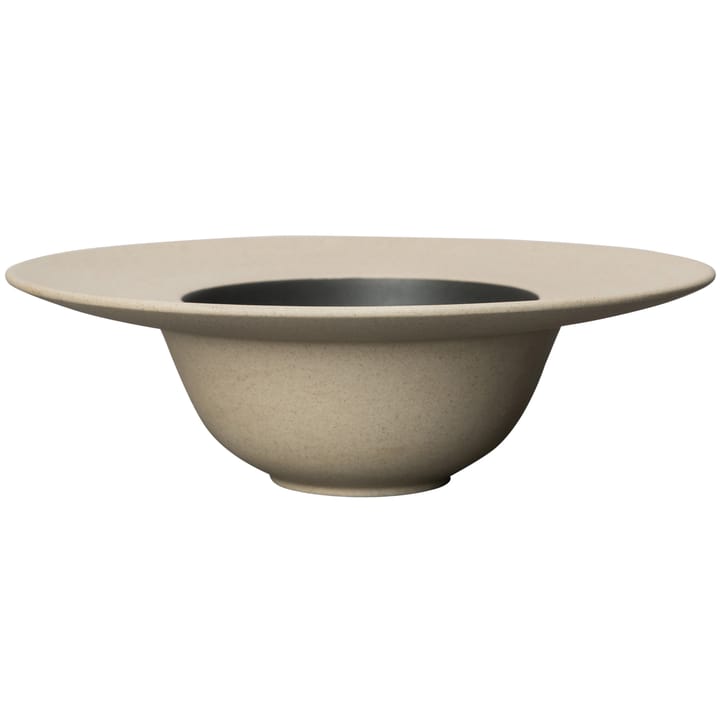 Fumiko soup plate, Beige-black Byon