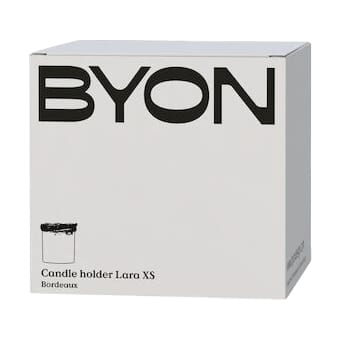 Lara lantern XS 10 cm, Burgundy Byon