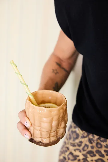 Laranne candle holder Ø10 cm - Peach - Byon