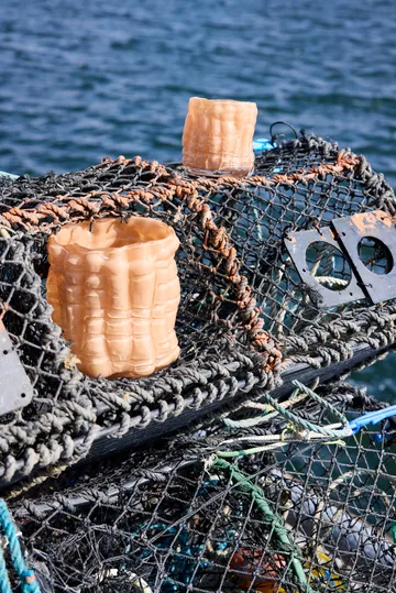 Laranne candle holder Ø15 cm - Peach - Byon