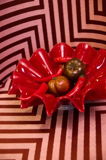 Lorin bowl - L, Ø30x11 cm, Red - Byon
