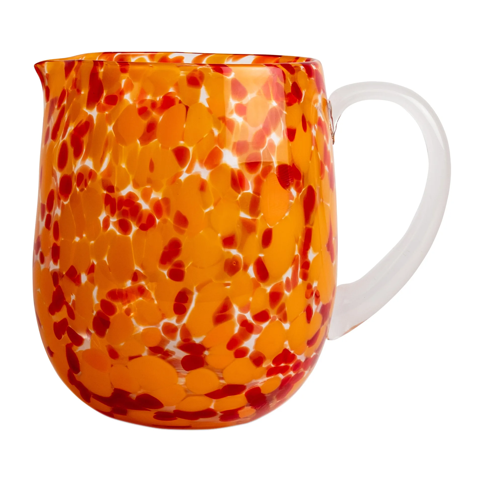 Messy jug round 2.8 l, Red-orange Byon