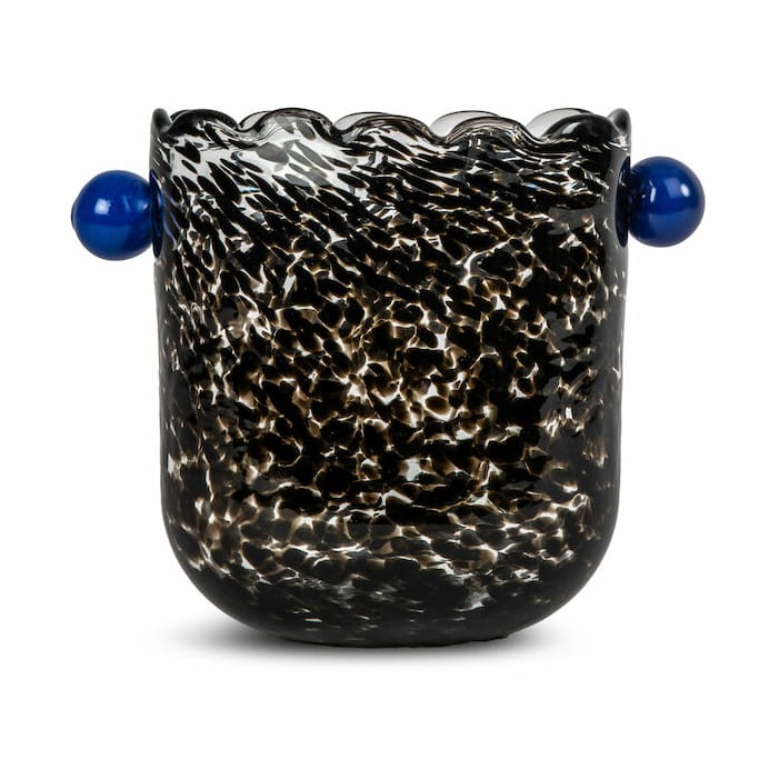 Messy vase-wine cooler, Black-blue Byon
