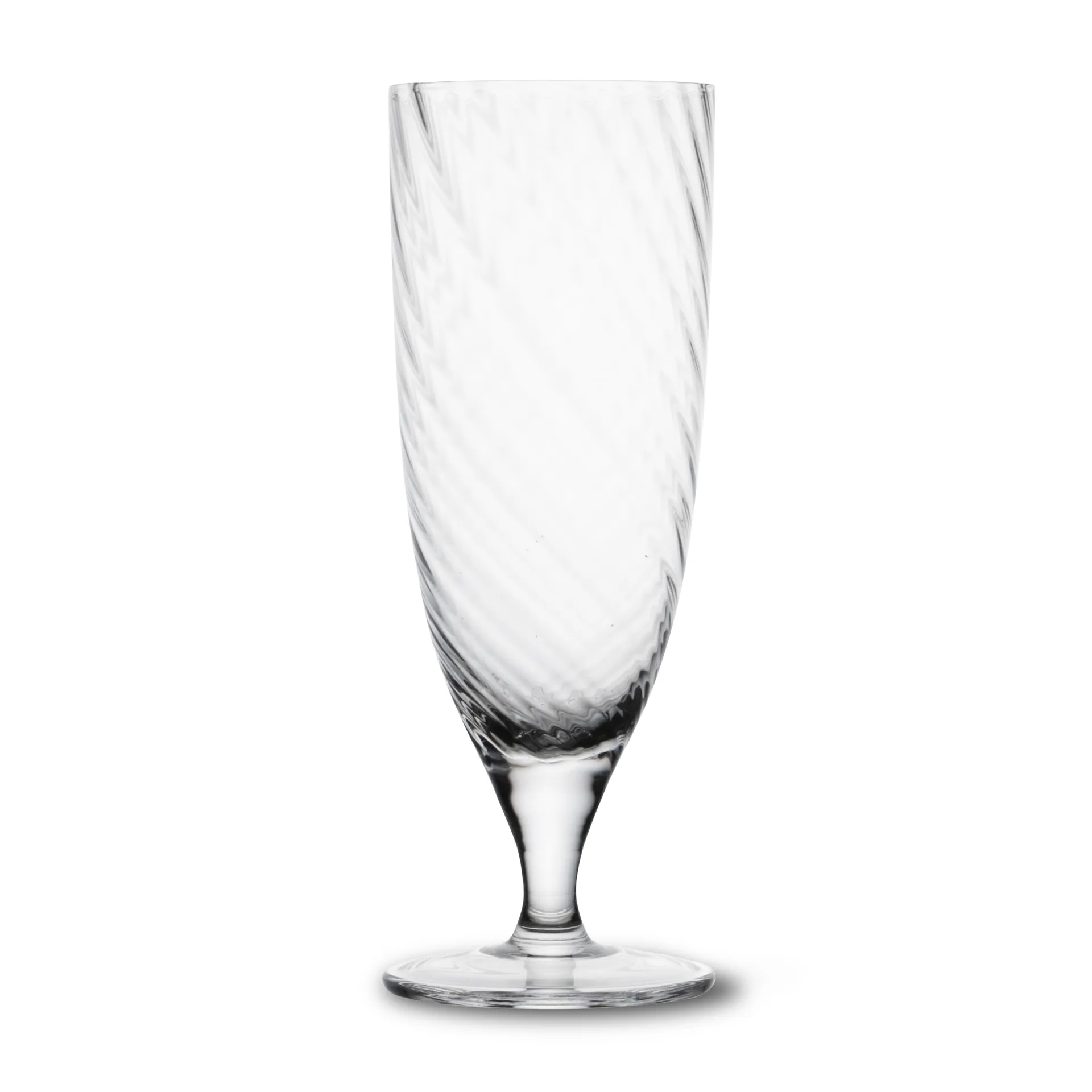 Opacity drinking glass on foot, Transparent Byon