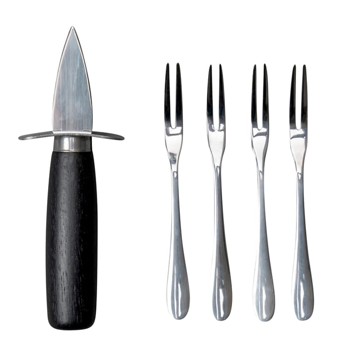 Ostrica oyster set, black-silver Byon