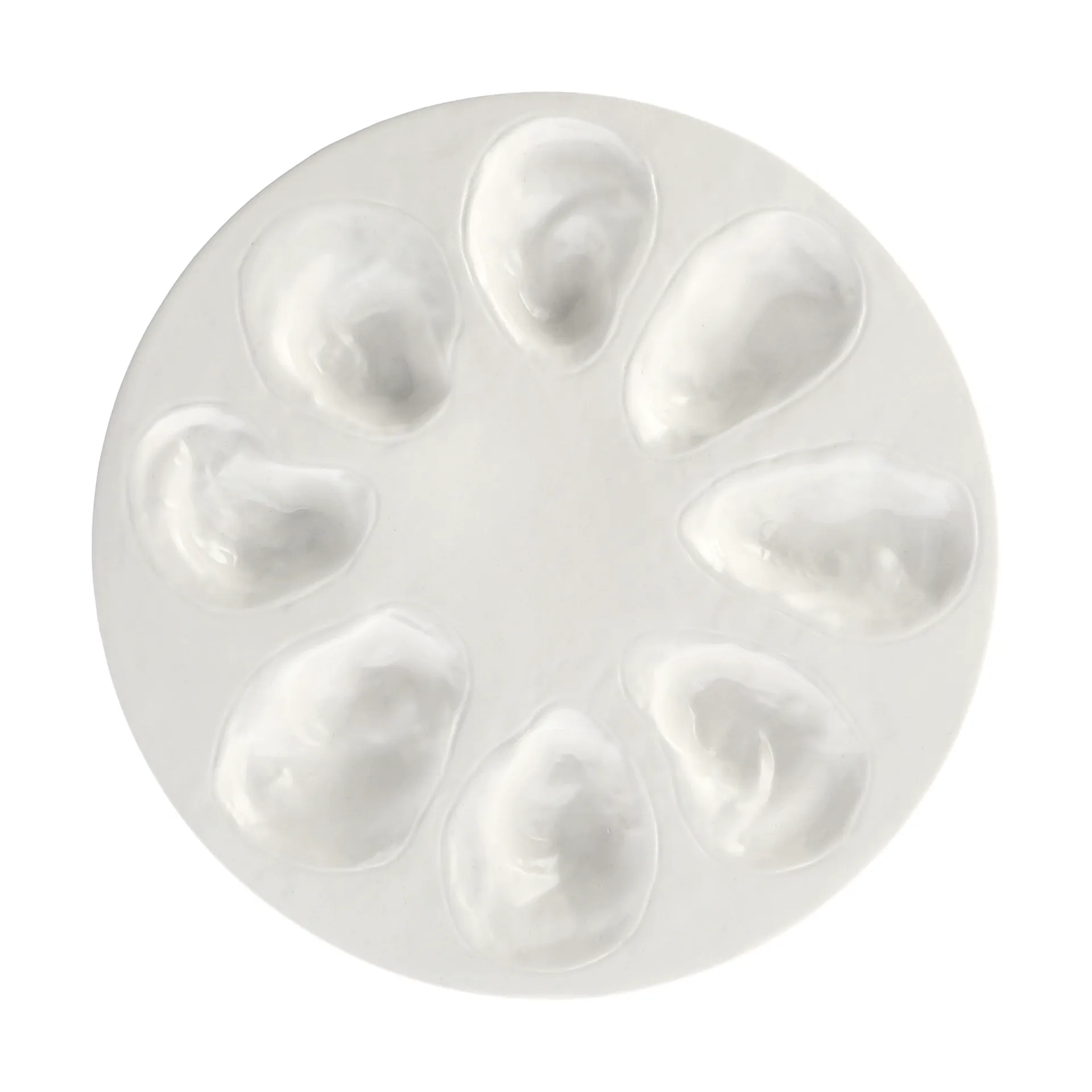 Oyster plate Ø27 cm, White Byon