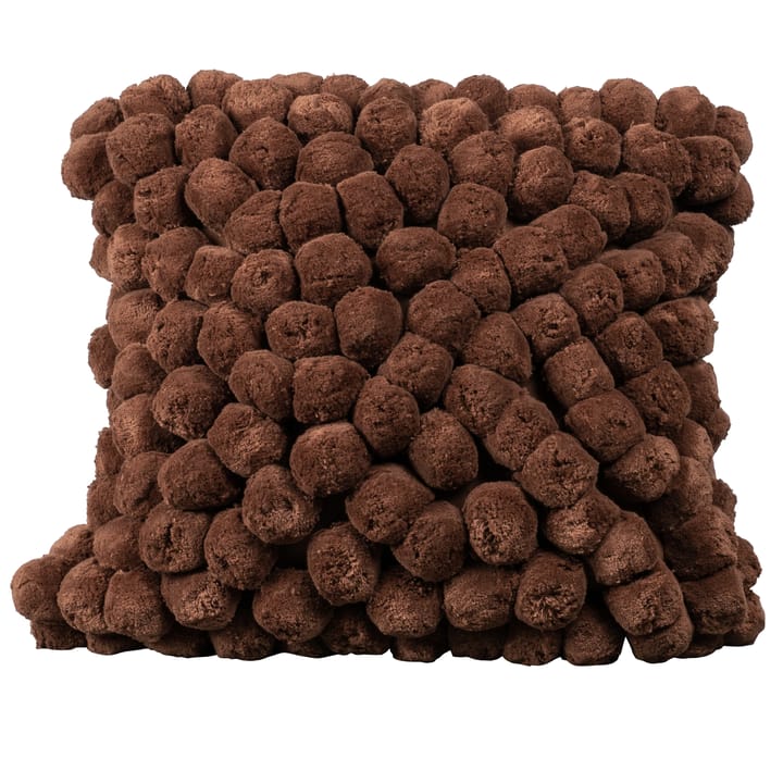 Pom Pom cushion 45x45 cm, brown Byon