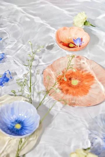 Poppy bowl - Blue, Ø11 cm - Byon