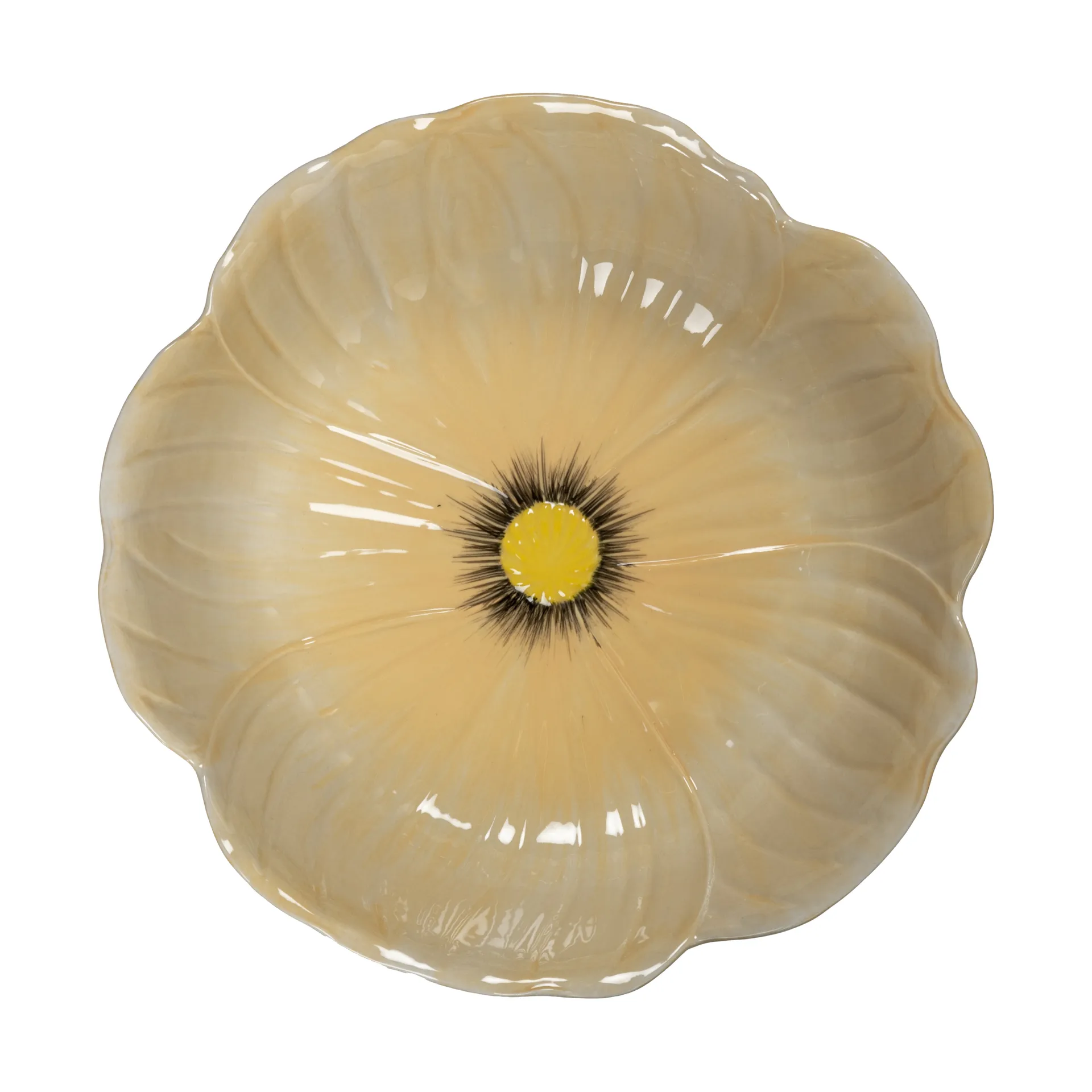 Poppy bowl L Ø30 cm, Beige Byon