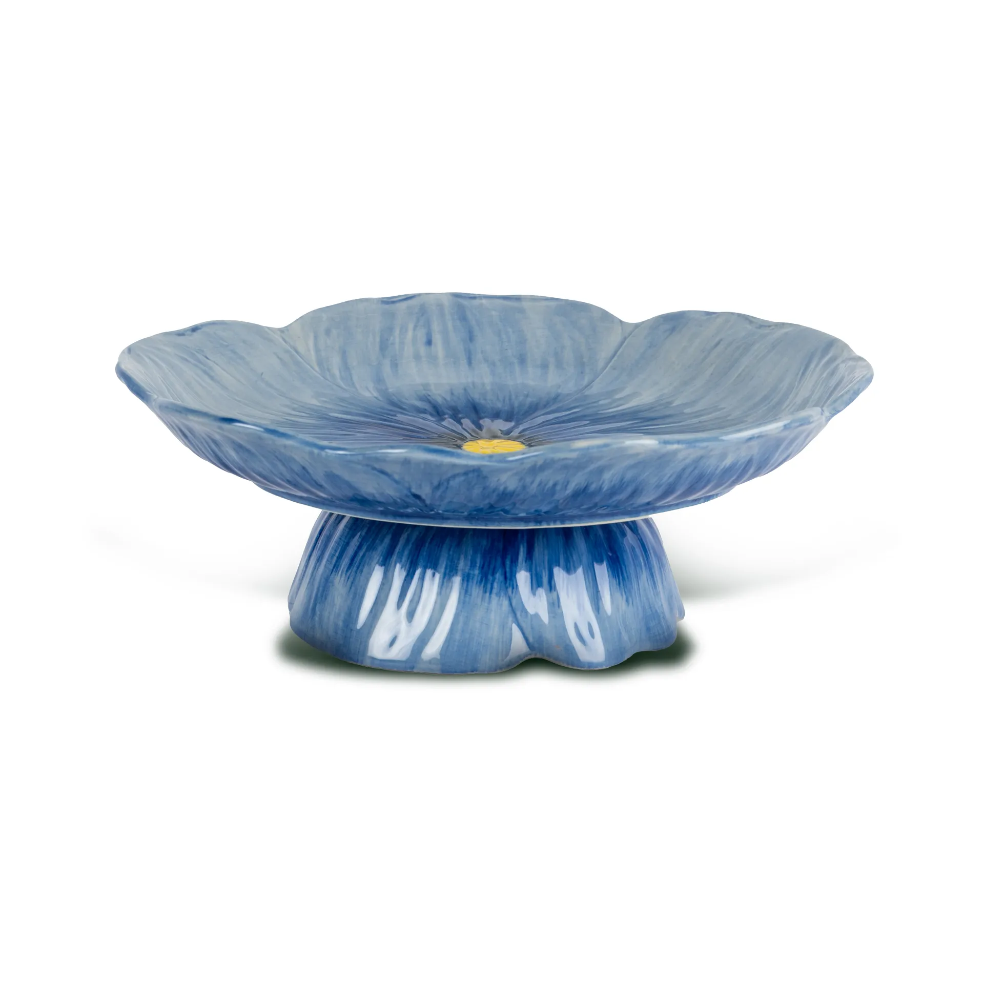 Poppy cake stand Ø26 cm, Blue Byon