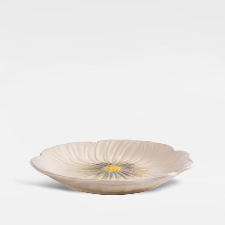Poppy small plate 20.5x21 cm, Beige Byon