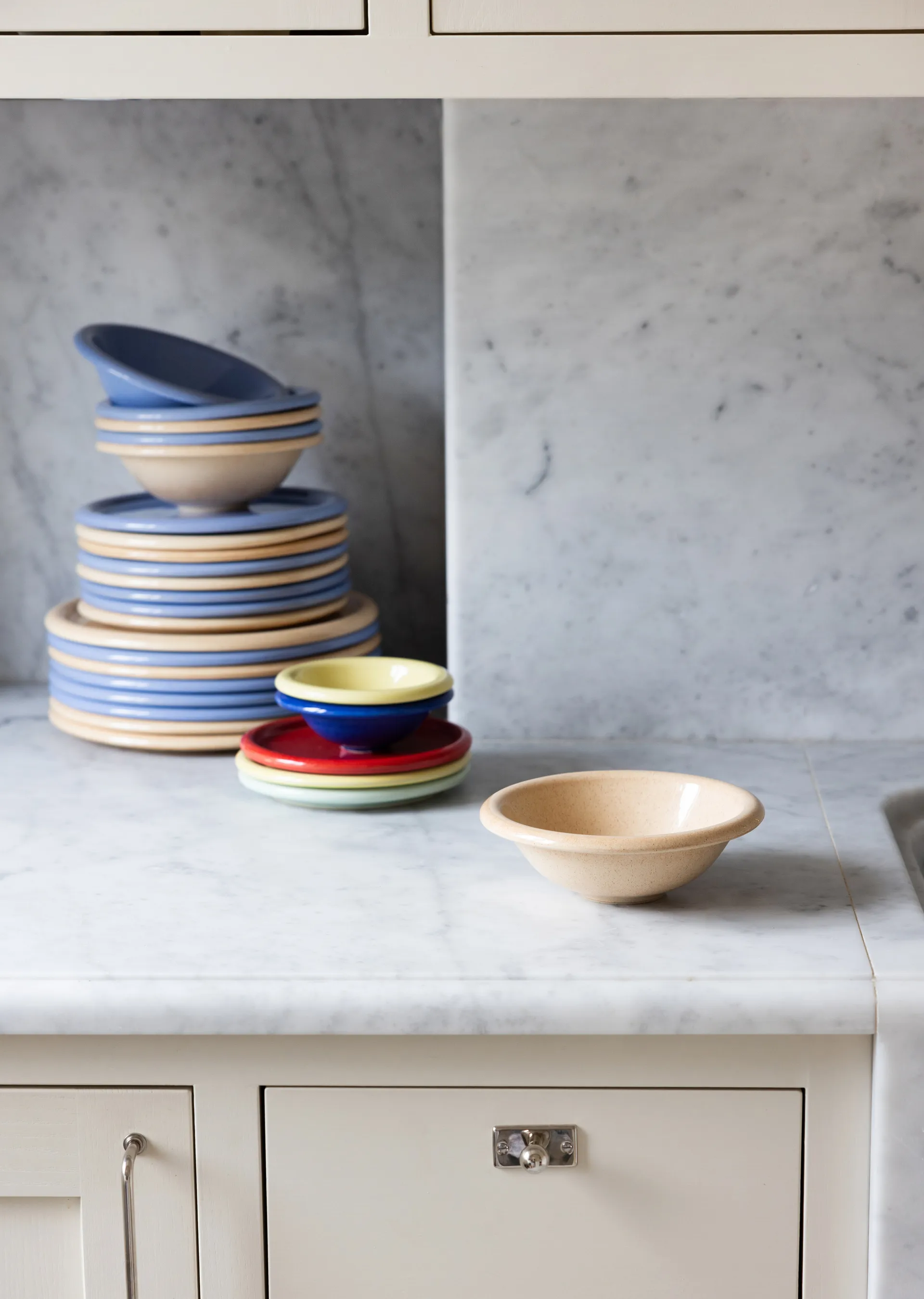 Porto bowl Ø18 cm, Beige Byon