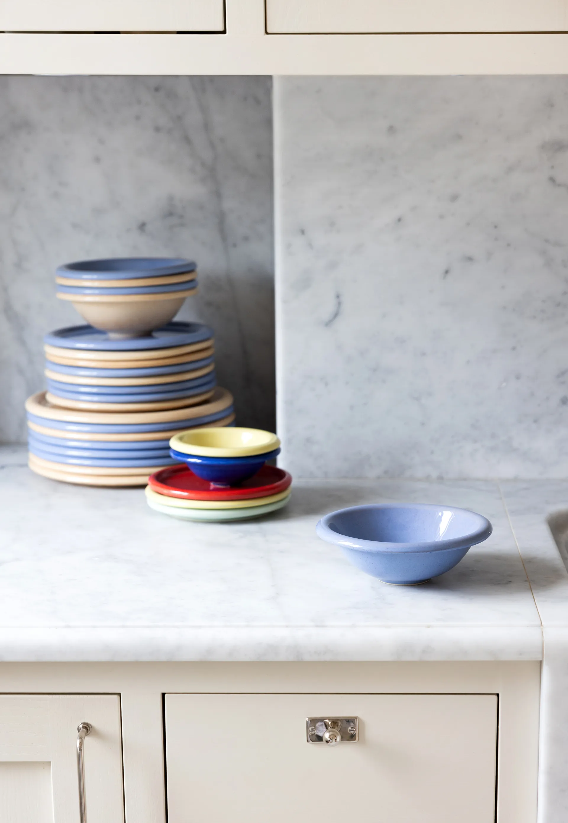 Porto bowl Ø18 cm, Light blue Byon