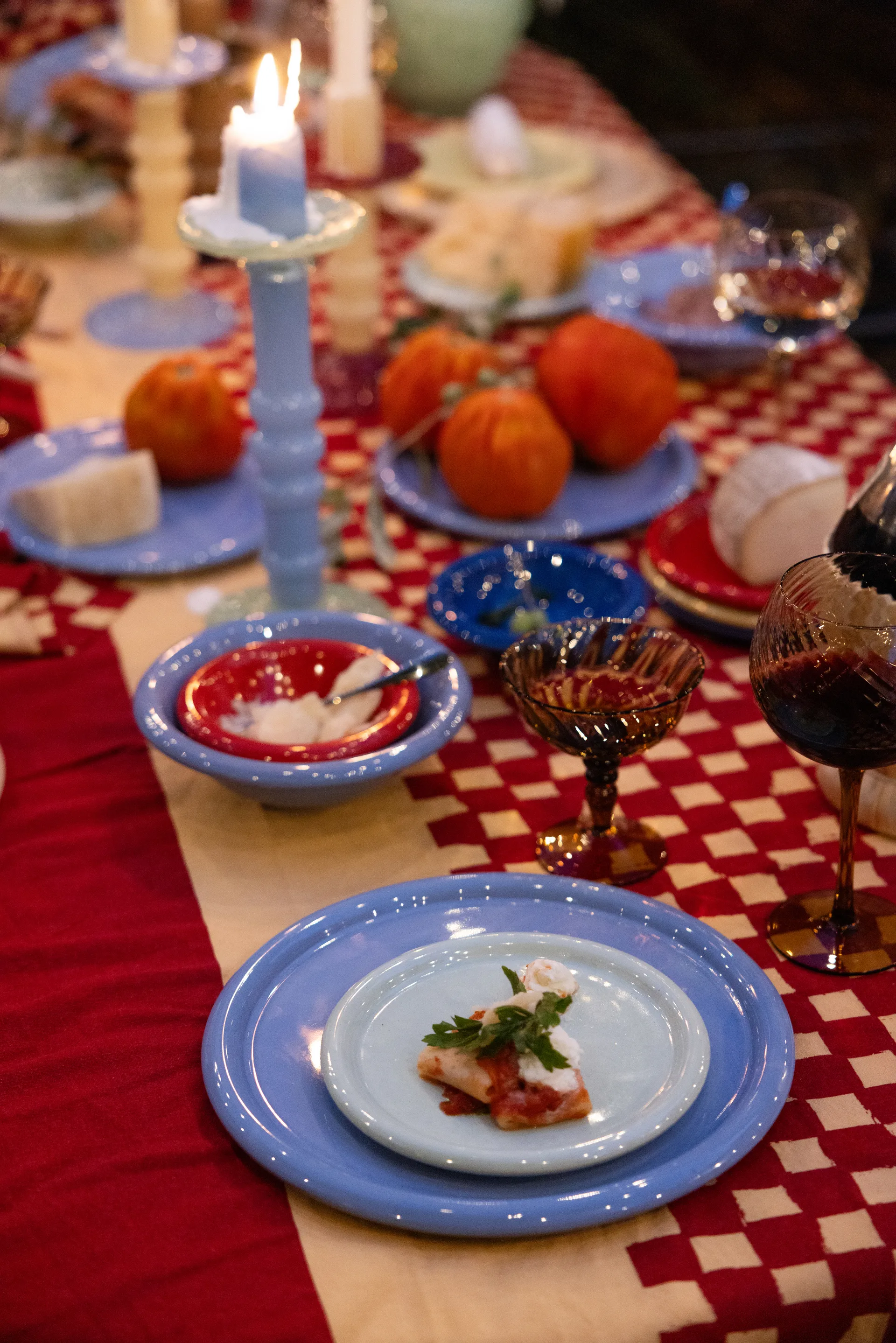 Porto bowl Ø18 cm, Light blue Byon