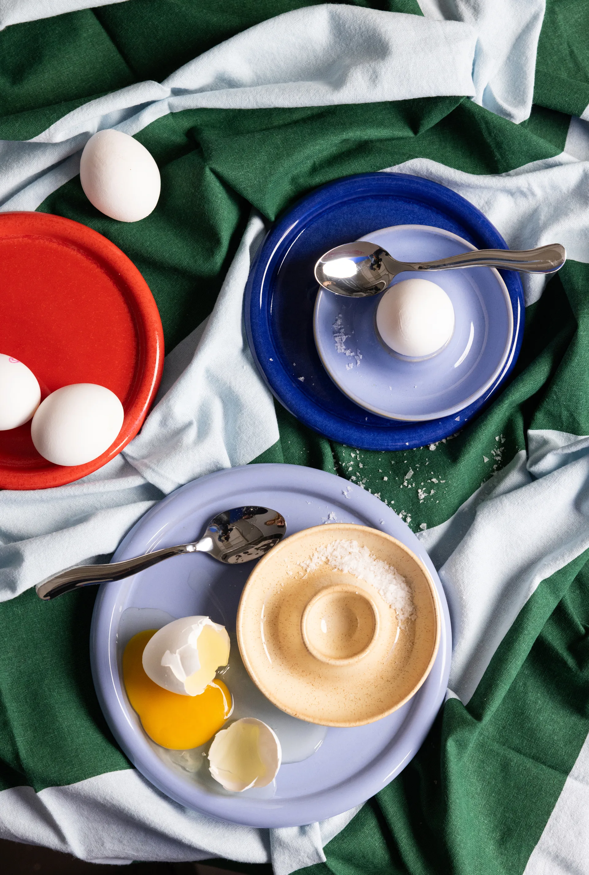 Porto egg cup Ø12 cm, Light blue Byon