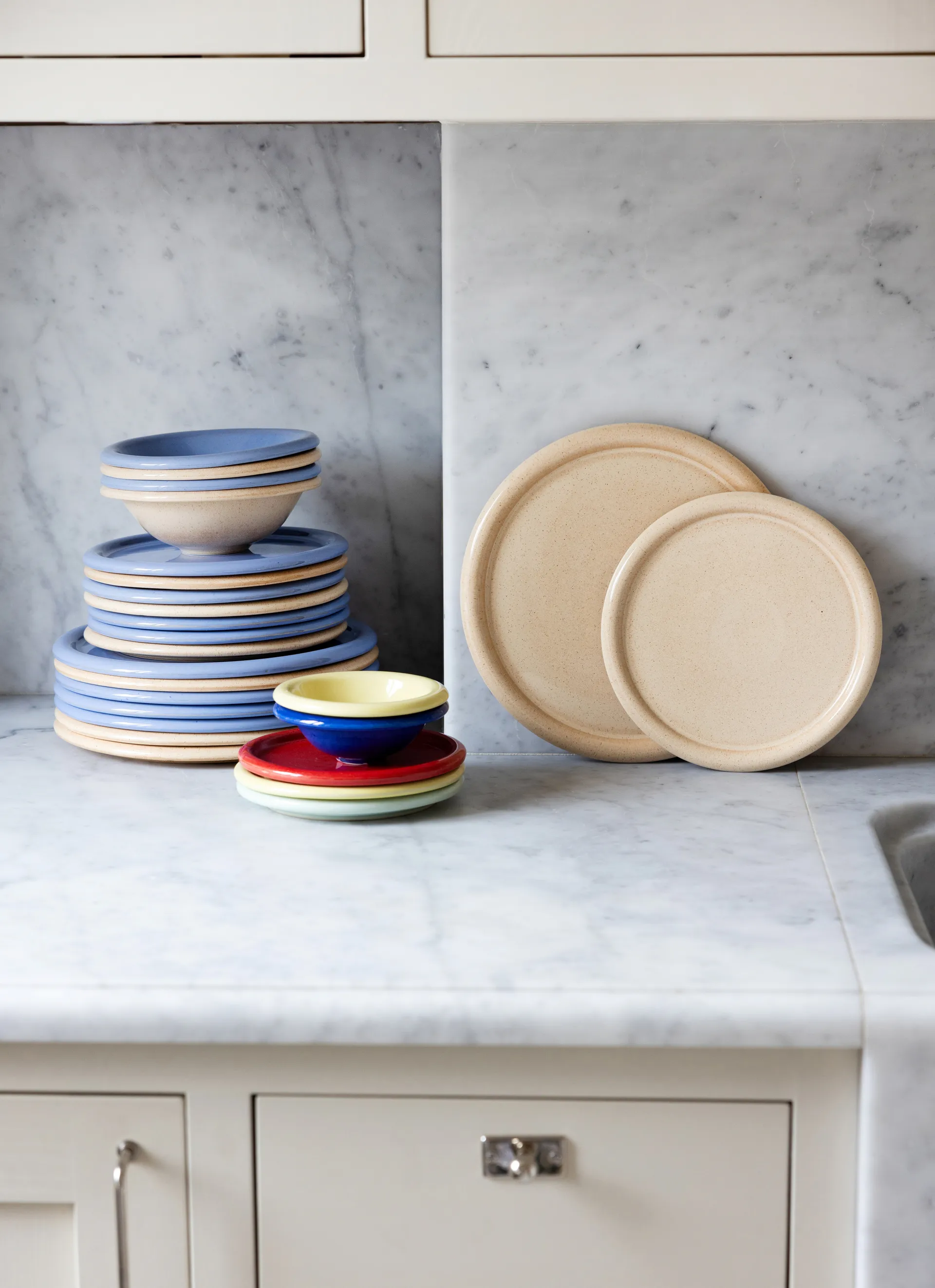 Porto plate Ø26.5 cm, Beige Byon