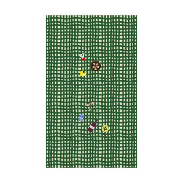 Sera tablecloth - Green, 150x280 cm - Byon