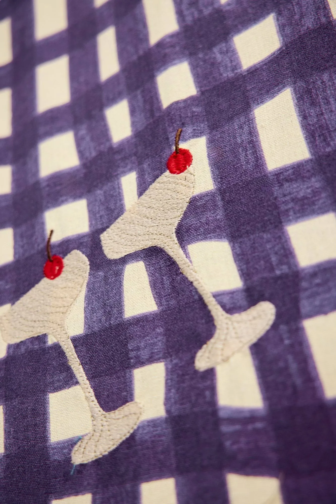 Sera tablecloth, Plum (purple), 150x280 cm Byon