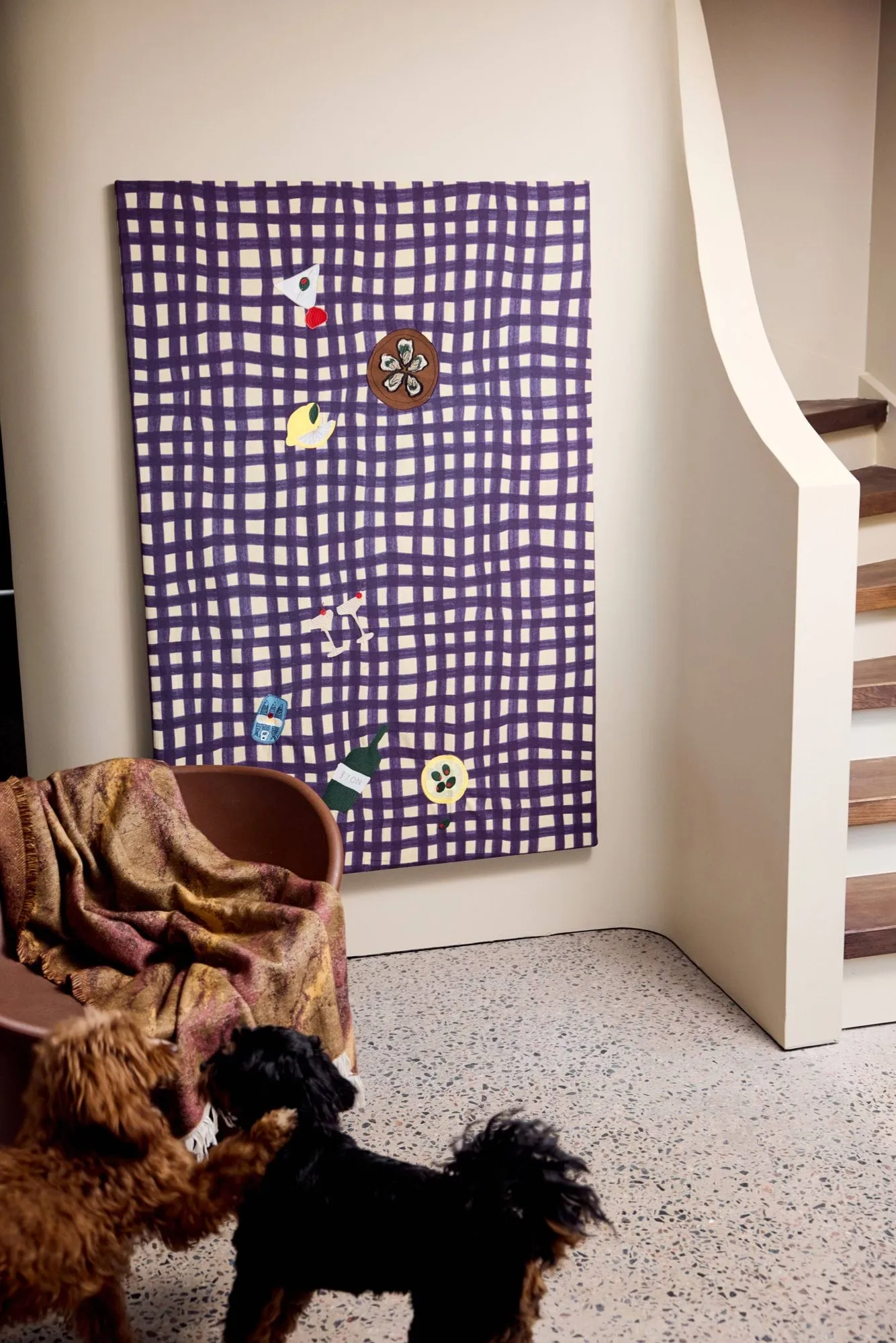 Sera tablecloth, Plum (purple), 150x280 cm Byon