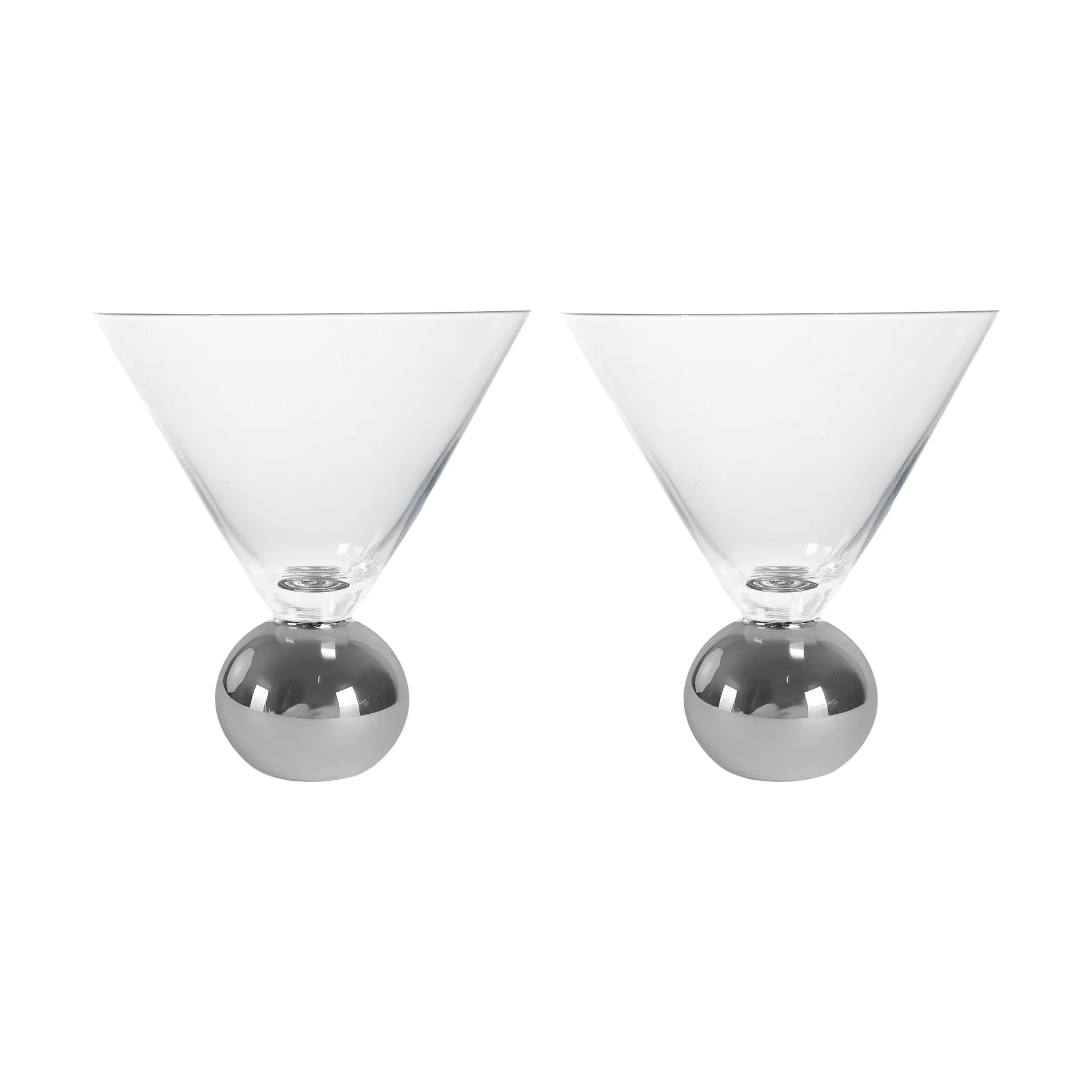 Spice glass 24 cl 2-pack, Clear-silver Byon