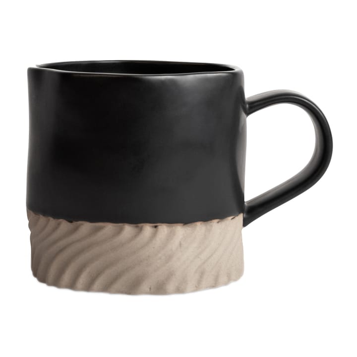 Swirl mug 38 cl, Black-beige Byon