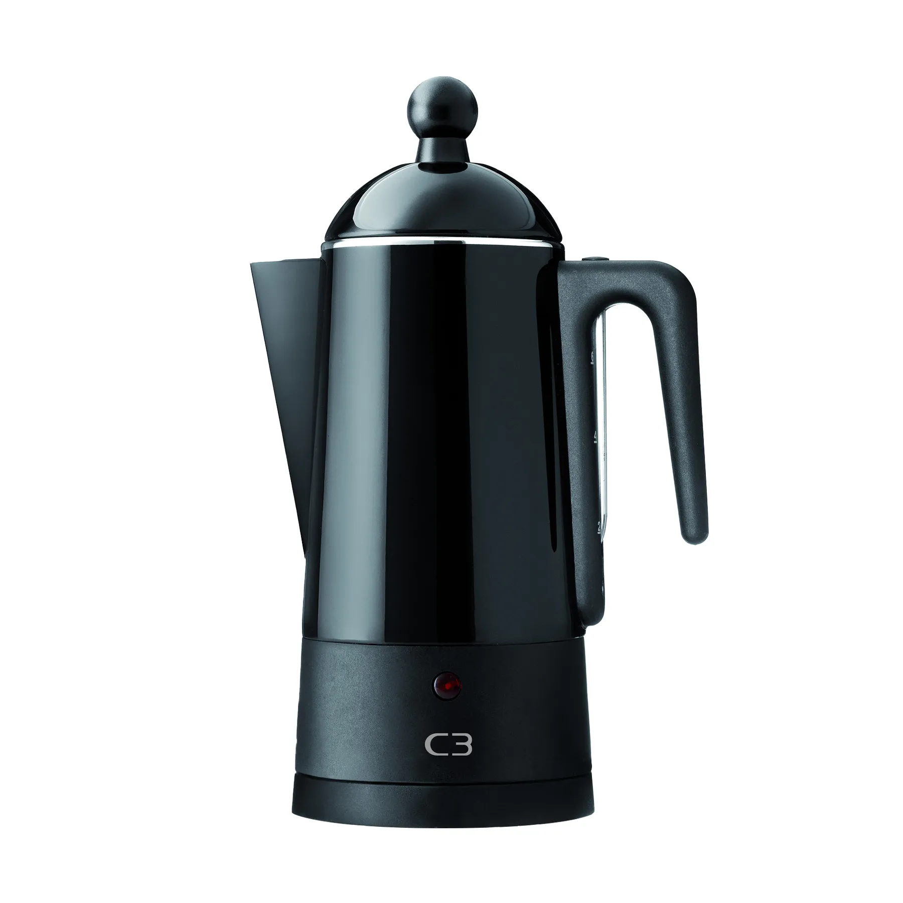 C3 Percolator Design black, 6 cups C3
