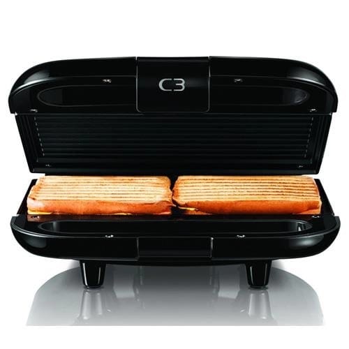 Ciabatta 2 Sandwich Grill - Black - C3