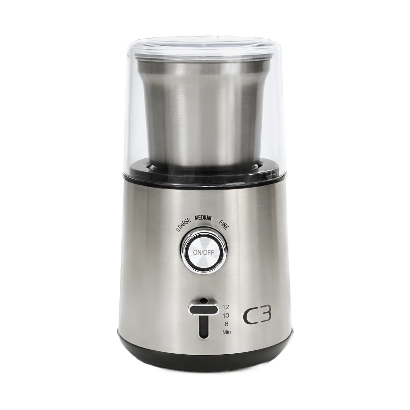 Design Coffee Grinder CG700 85g, Brushed stainless steel C3