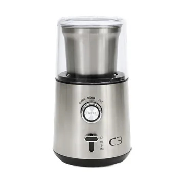 Design Coffee Grinder CG700 85g - Brushed stainless steel - C3